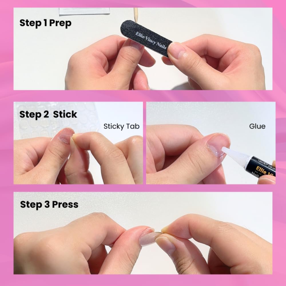 Short Almond Press On Nails | Dark Purple Cat Eye False Nails, Salon Quality Perfect for Everyday Wear& Women Girl Gift – Reusable Stick On Fake Nails| 15 Sizes - 30 Nail Kit with Glue and Sticky Tabs