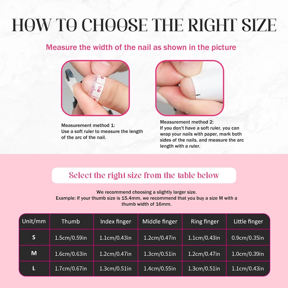 Handmade Press on Nails Medium Square Fake Nails Pink French Tip with 3D Butterfly Flower Designs luxury Glossy Cute Acrylic Nails for Women 10pcs (Size M