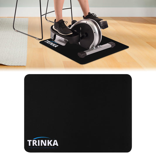 Non-Slip Workout Mat for Under Desk Elliptical Machine, Mats for Exercise Equipment, Suitable for Electric Seated Foot Pedal Exerciser, Enhanced Stability & Floor Protection