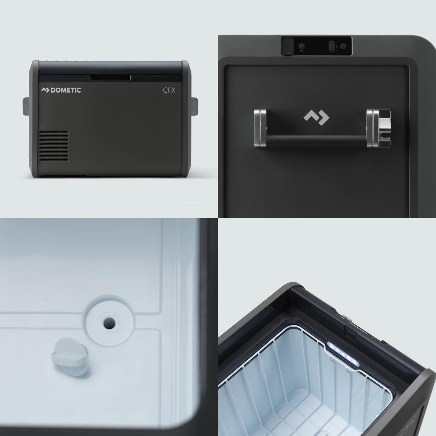 Dometic CFX5 55 Liter IM Portable Refrigerator and Freezer, Powered by AC/DC