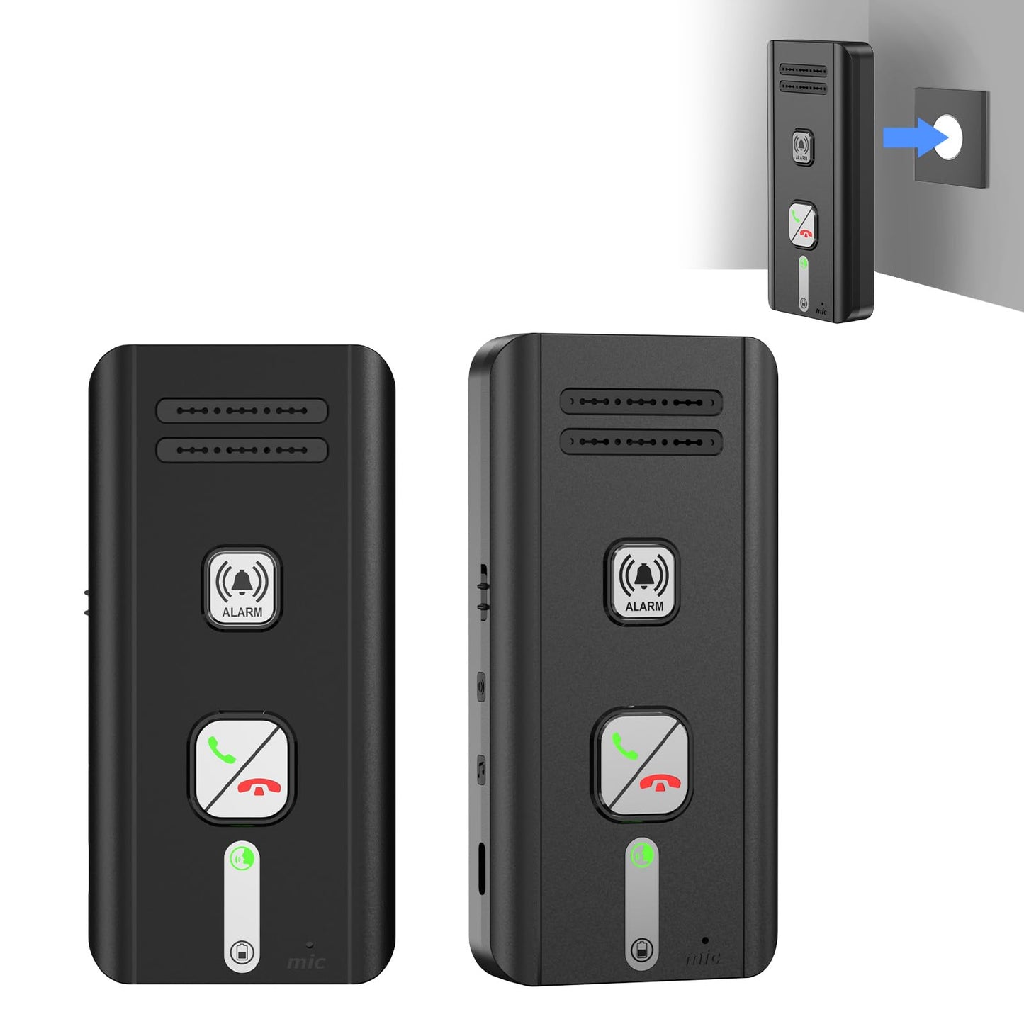 2 Way Intercoms Wireless for Home Office,2026 Upgraded Magnetic Adsorption Long Range Intercom System,Intercom Wall Mounted Portable Room to Room 30 Days Long Standby Time 5 Level Volume Adjustment