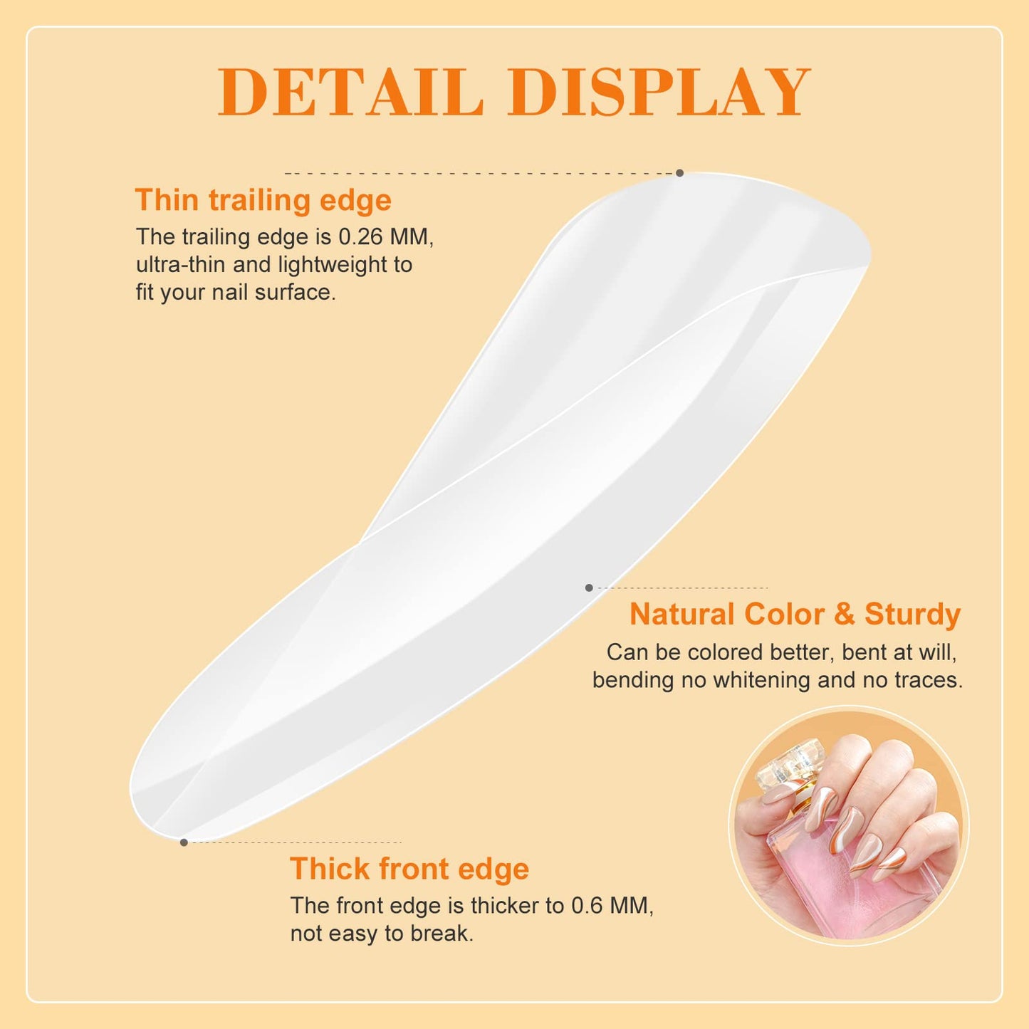SAVILAND Gels Nail Kit Almond: Natural Nail Tips 500 Pcs and 4 In 1 Nail Glue Gel, U V/LED Nail Lamp Pre-shaped White Full Cover False Nails for Acrylic Nail Kit Nail Art DIY Salon At Home Gift