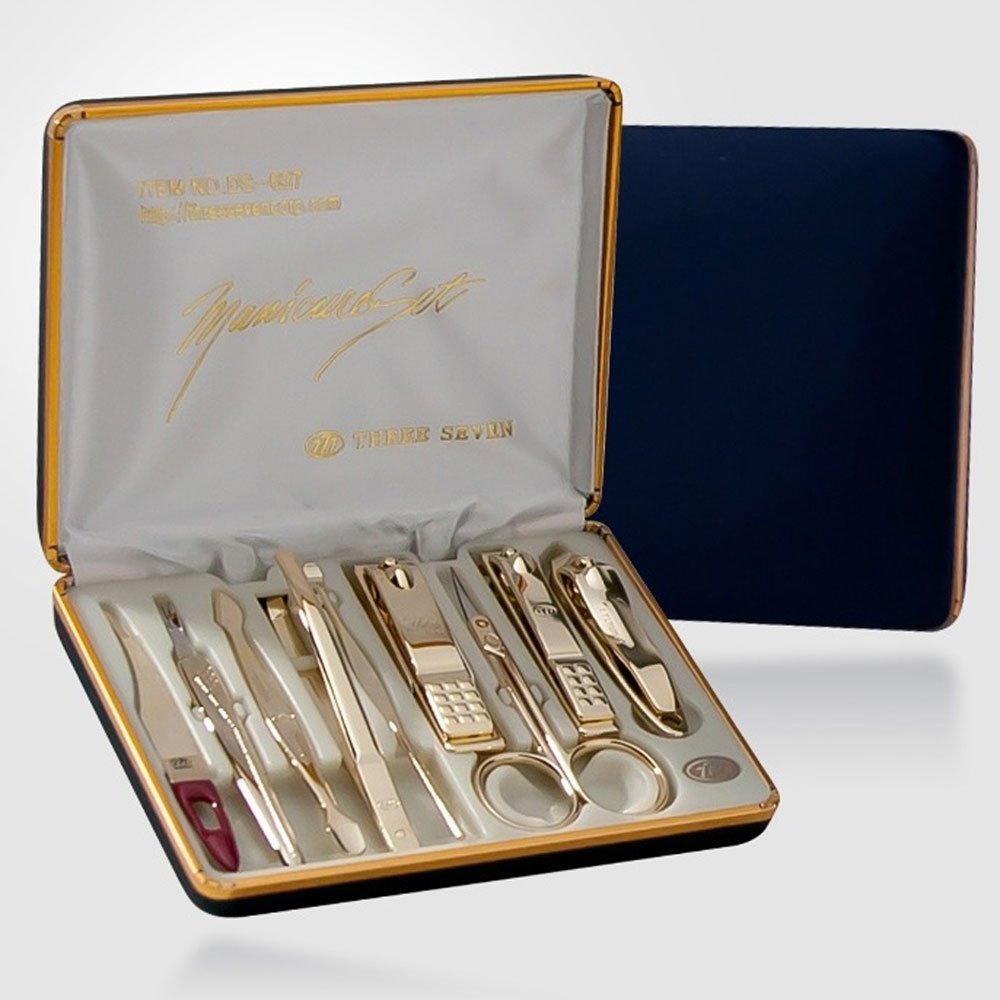 Three Seven 777 Manicure Nail Clipper Trimmer Set (9 Pcs) Ts-637g (0112)