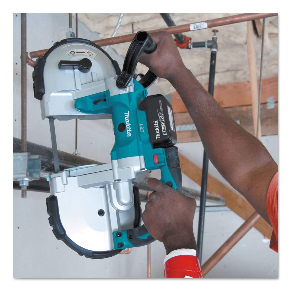 Makita XBP02TX 18V LXT Lithium-Ion Cordless Portable Band Saw Kit (5.0Ah),
