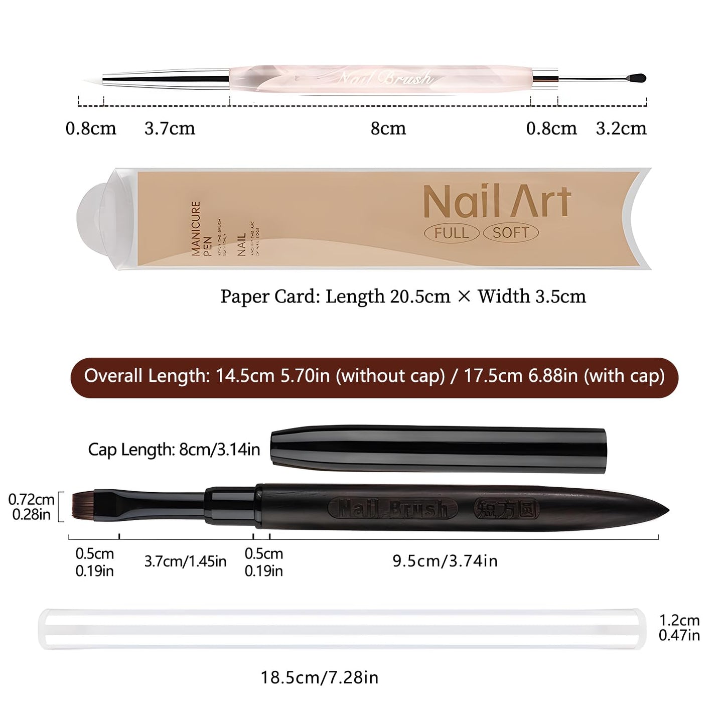 Double Nail Art Sculpture Pen: Silicone & Metal Dual Tipped Nail Brushes Silicone Nail Art Tools for Design Nail Foil Carving Drawing Shaping Effect Nail Art Pens for Home and DIY (Purple Sandalwood)