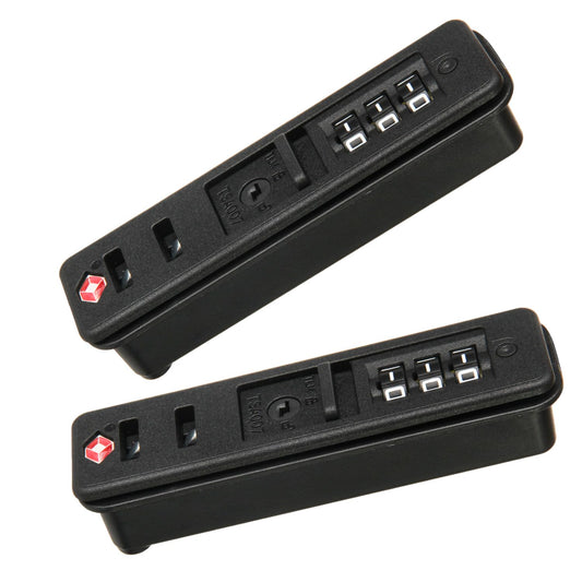 Ech.Apr 2-Pack TSA Locks for Luggage, Luggage Locks TSA Approved, Small Travel Combination Lock for Luggage Bag Backpack Baggage Suitcase, Black EA354N