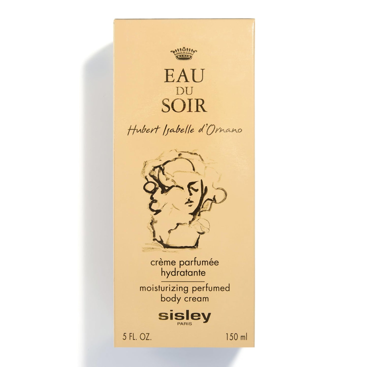Sisley Paris Eau du Soir Moisturizing Perfumed Body Cream - 150 mL - Delicate, Scented, Velvety Lotion - Provides Lasting Hydration