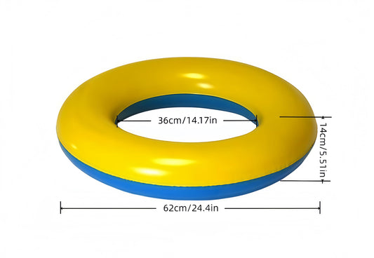 DJDXIZJEK Yoga Ball stabilizer Base - Anti Slip stabilizing Ring, Anti roll Bracket, Suitable for Homes, Offices, and Gyms. Helps with the Storage and Organization of Yoga Balls (Yellow Blue)