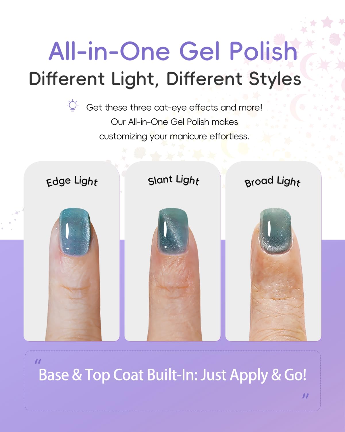 Airpucco All-in-One Cat Eye Gel Nail Polish Kit, 6 Colors in Warm Tones (Reddish-brown, Peach Nude), Soak Off Nail Art Set for Salon & Home DIY Manicure, Ultra-Portable Compact Design