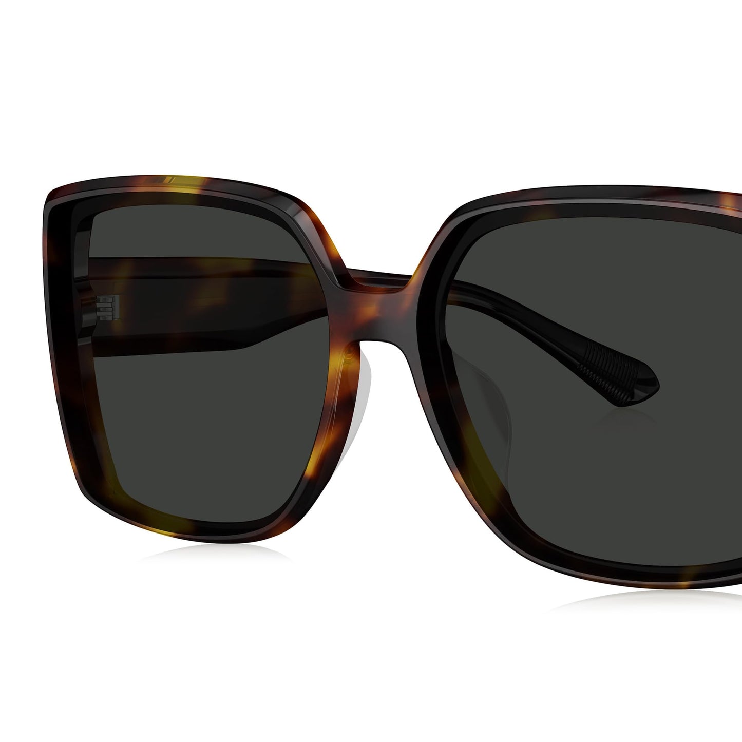 BOLON Women Elegant Oversized Nylon Lens Polarized UV400 Sunglasses BL3232 61mm, Exclusive Eyewear Brand of EssilorLuxottica
