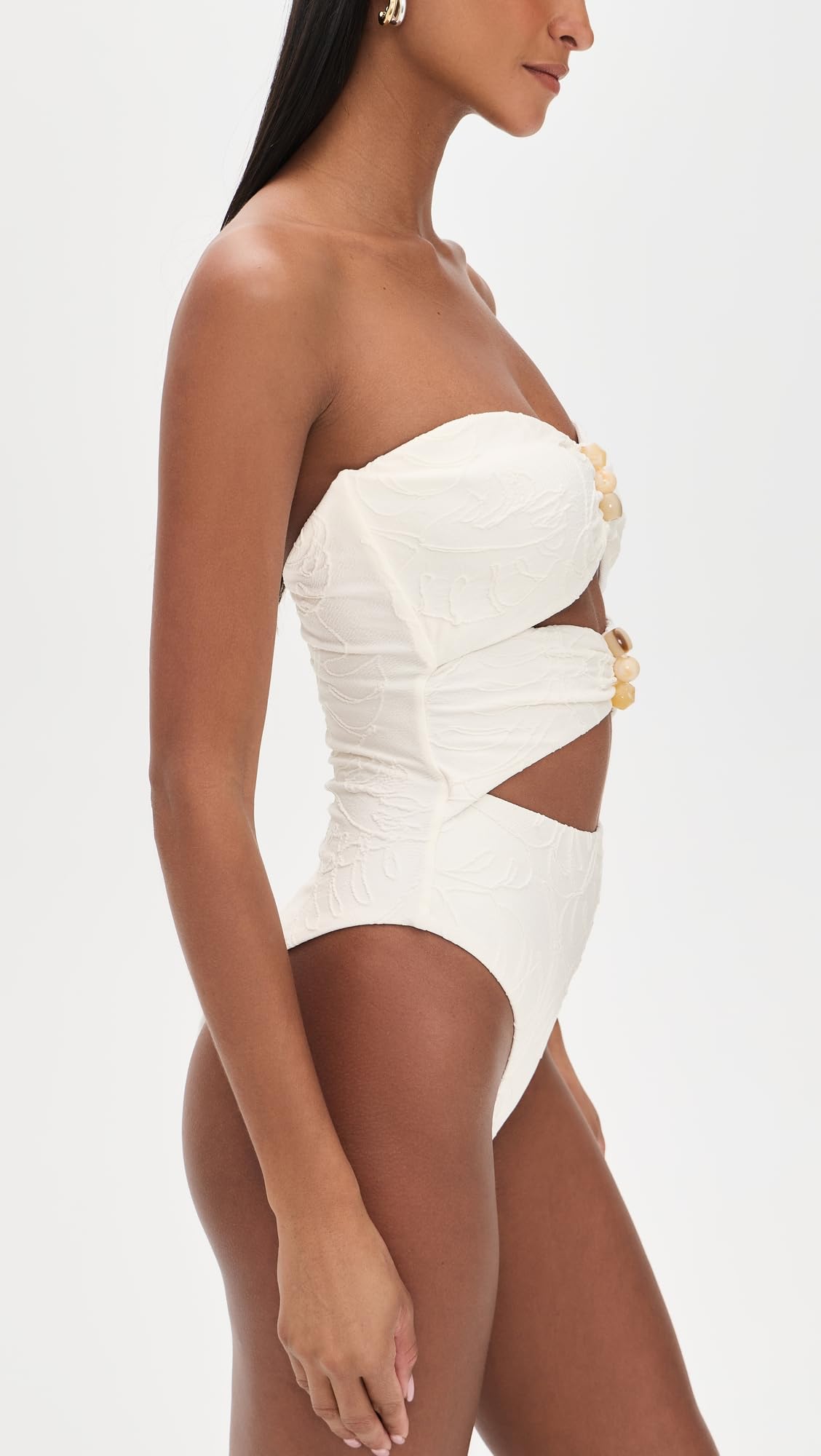 Devon Windsor Women's Isla One Piece, Porcelain, L