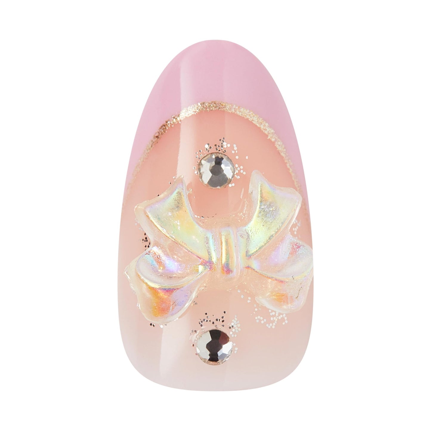 Kiss Icon, Press On Nails, Nail glue included, 'Vibrant', Pink, Medium Size, Almond Shape, Includes 32 Nails, 2g Glue, 2 Manicure Stick, 1 Mini File, 2 Prep Pads, 48 Adhesive tabs