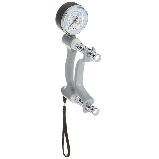 Jamar Hydraulic Hand Dynamometer, Grip Strength Tester with Peak Force Indicator, Adjustable Handle, Ergonomic Manual Design, PSI Calibrated, Durable & Cordless Grip Strength Tool
