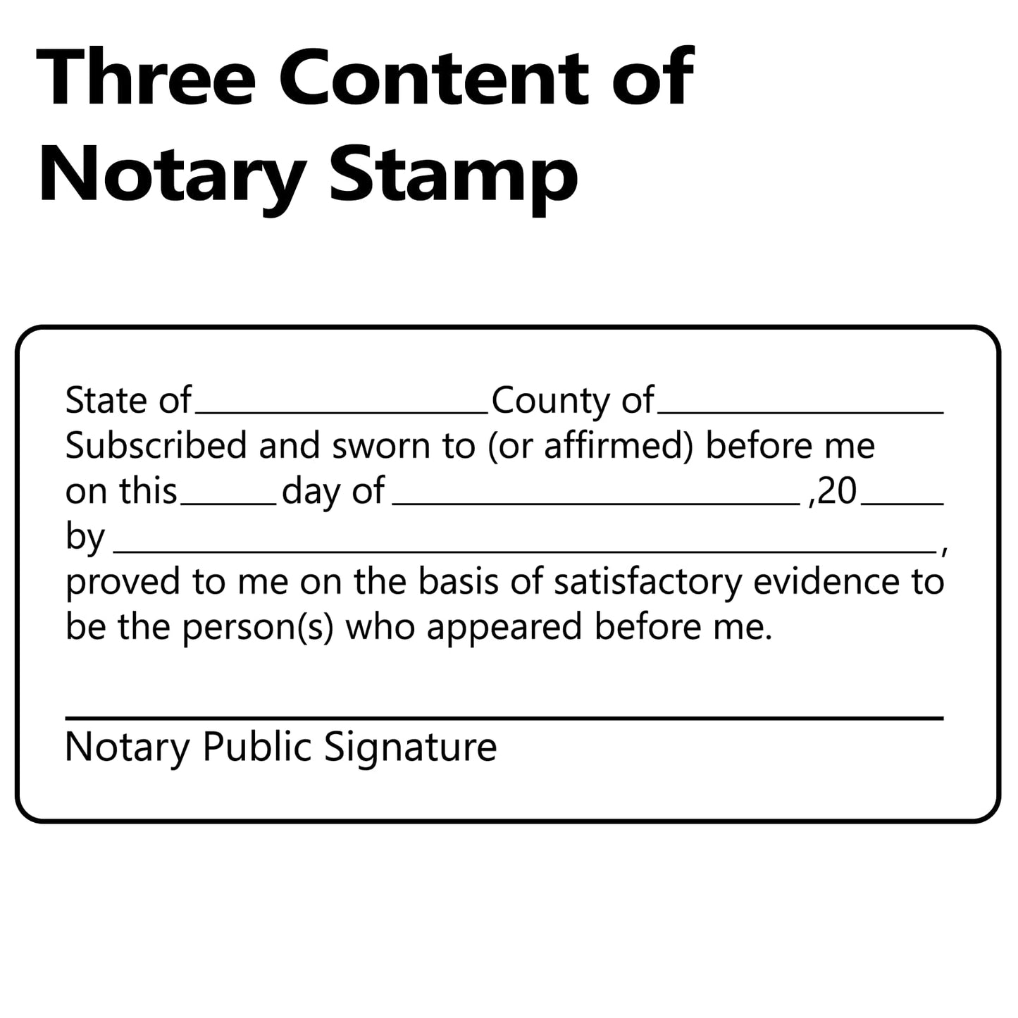 Notary Stamps,Self-Inking Notary Jurat Stamp, Acknowledgement Notary Seals for Public Supplies and Office Use,Notary Supplies That are Easy to Store