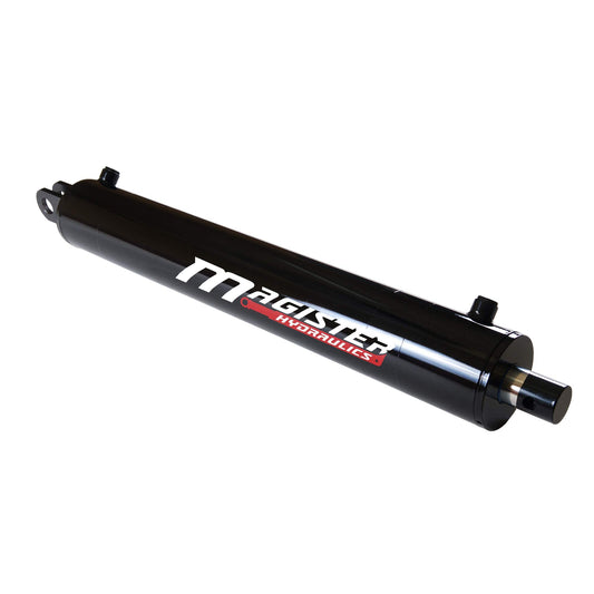 Magister Hydraulics Log Splitter Cylinder 5 in Bore x 30 in Stroke x 2 in Rod - Welded Double Acting Hydraulic Cylinder for Wood Splitter - Heavy-Duty Log Splitter Ram 5x30