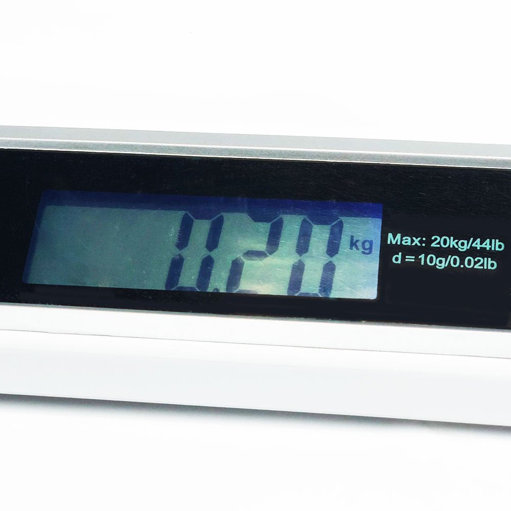 Digital Electronic Display Portable Dog Cat Scale, Weighs Pet Food, Up to 44 Pounds Capacity for Puppy, Small Animal, Kitten, Rabbit, Tortoise