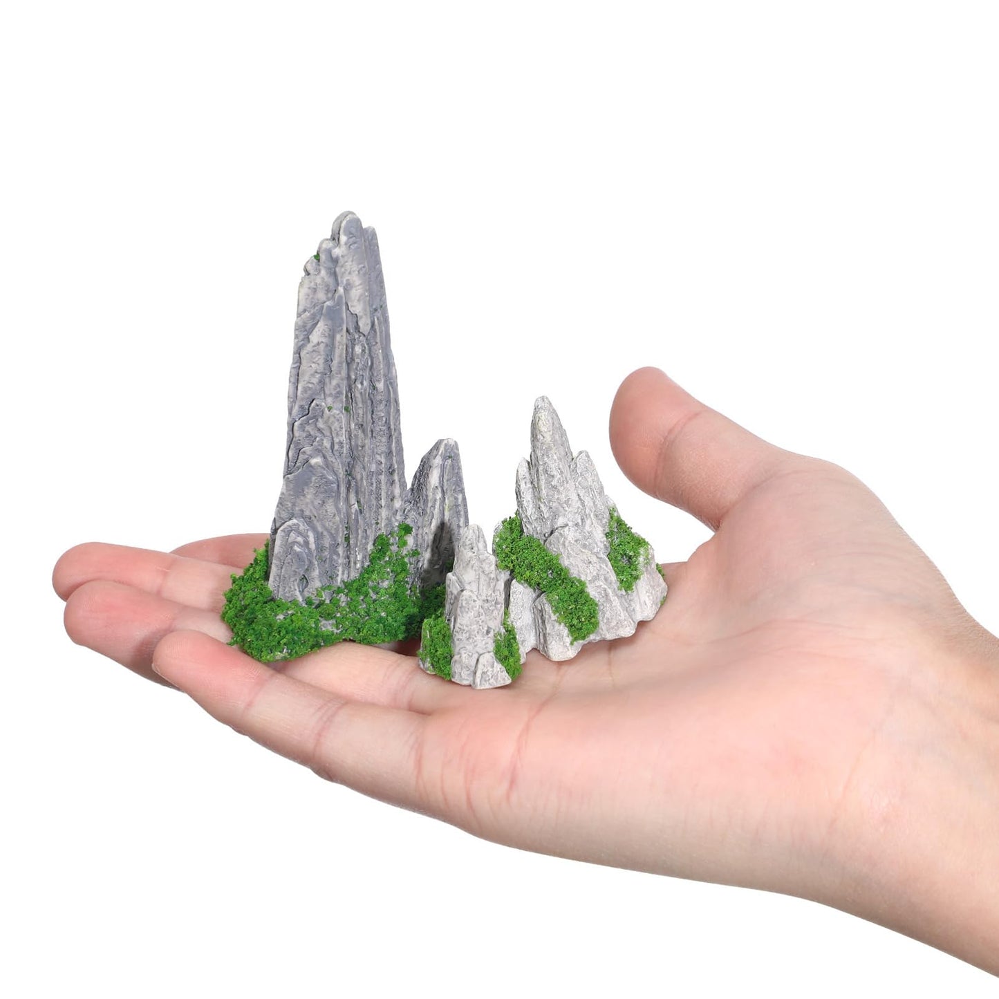 NOLITOY 8pcs Mini Rockery for Bonsai: Zen Garden Accessories Mountain Landscape Figurines for Home Office Displays