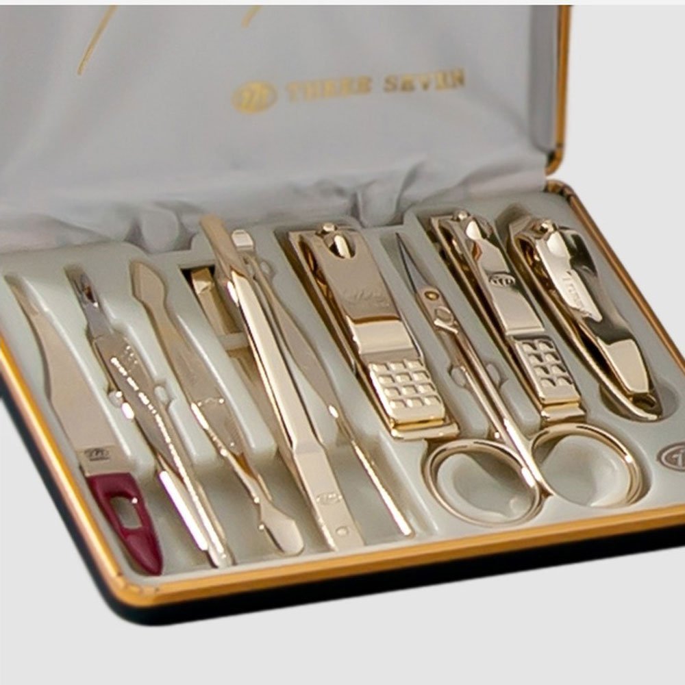 Three Seven 777 Manicure Nail Clipper Trimmer Set (9 Pcs) Ts-637g (0112)