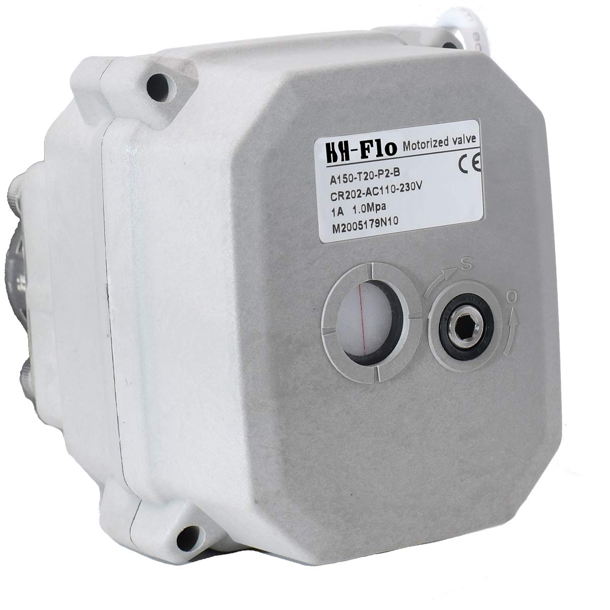 7 Wires CR7-06 12VDC 24VDC 24VAC Stainless Steel Normally Closed Position Feedback Manual Override Motorized Electrical Ball Valve (1-1/4 inch)