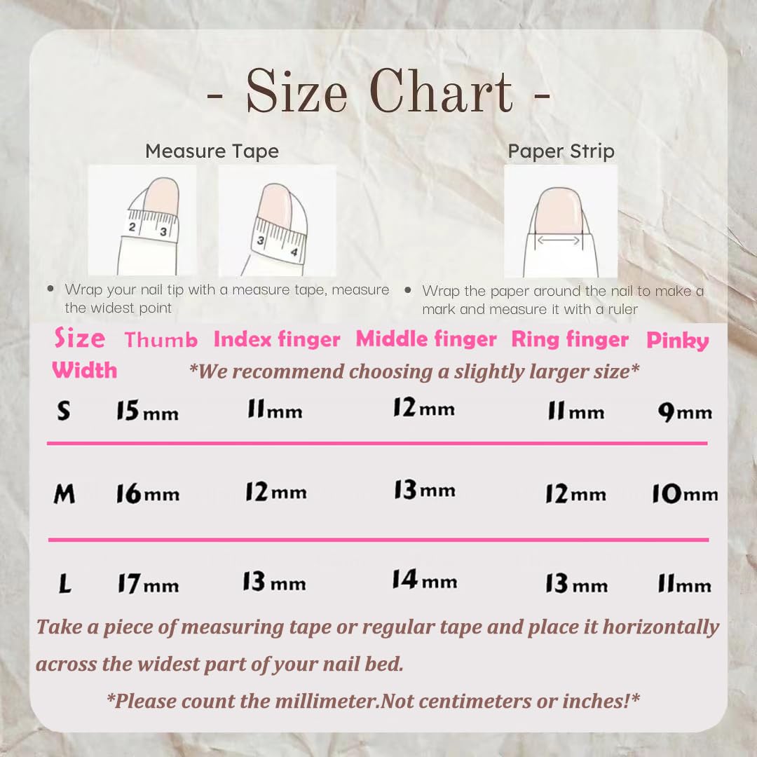 WOMHOPE Press on Nails Handmade Full Cover False Nails with Rhinestone Vintage Flower Aurora Acrylic Nails for Women and Girls 10pcs/Box Long Almond,Coffin (Pink cat's eye, Medium)