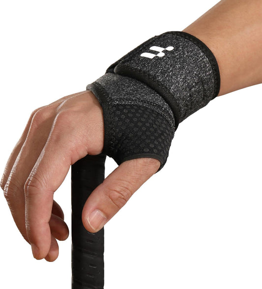 Wrist Brace with Soft Thumb Opening for Mild Carpal Tunnel Tendonitis Arthritis Sprains (Not for Thumb), Compression Hand Brace for Women Men, Wrist Support for Sports Work Type Sleep, FSA Eligible