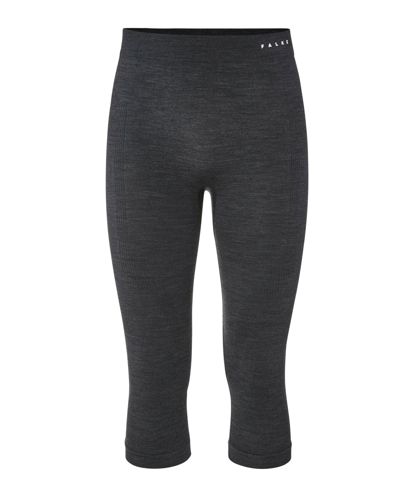 FALKE Men's Wool Tech. 3/4 Tights Base Layer Bottom, Thermal Breathable Quick Dry, 1 Piece