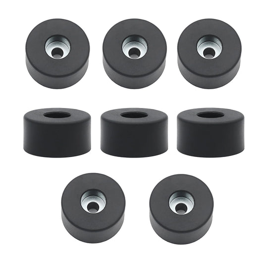 Air Compressor Isolator Pads - 8 Pack Replacement Rubber Feet 192310GS for Coleman Powermate, Sanborn & More - Also Ideal for Speaker Cabinets, Computer Desk, Sofa Cushions (E106661, D091007)