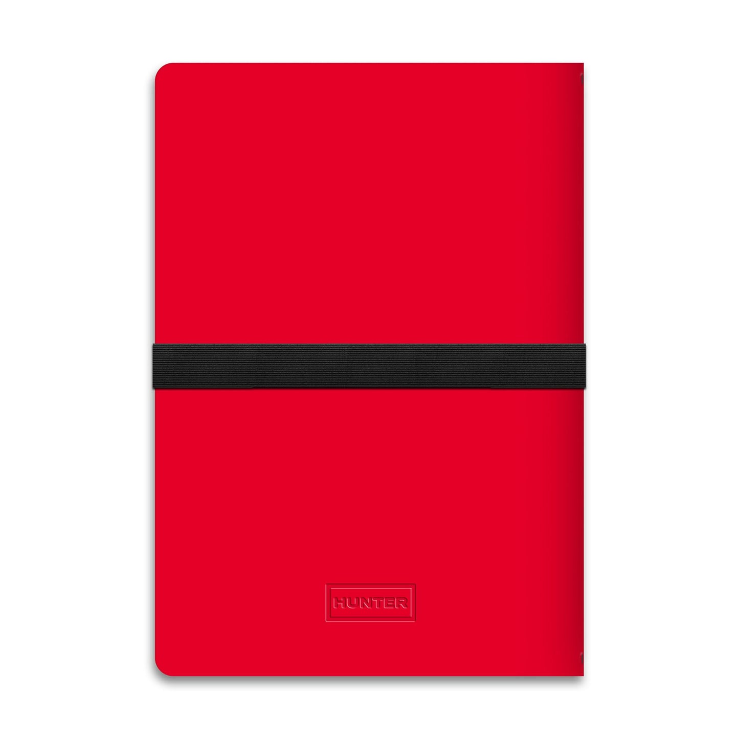 Hunter - Rambler Refillable Notebook, 8.6” X 6” Book with 3 A5 Booklets, 80 Pages Each of Lined Paper, Dot Grid, & Blank Pages for Drawing or Journaling, Elastic Band & Inside Pocket, Hunter Red
