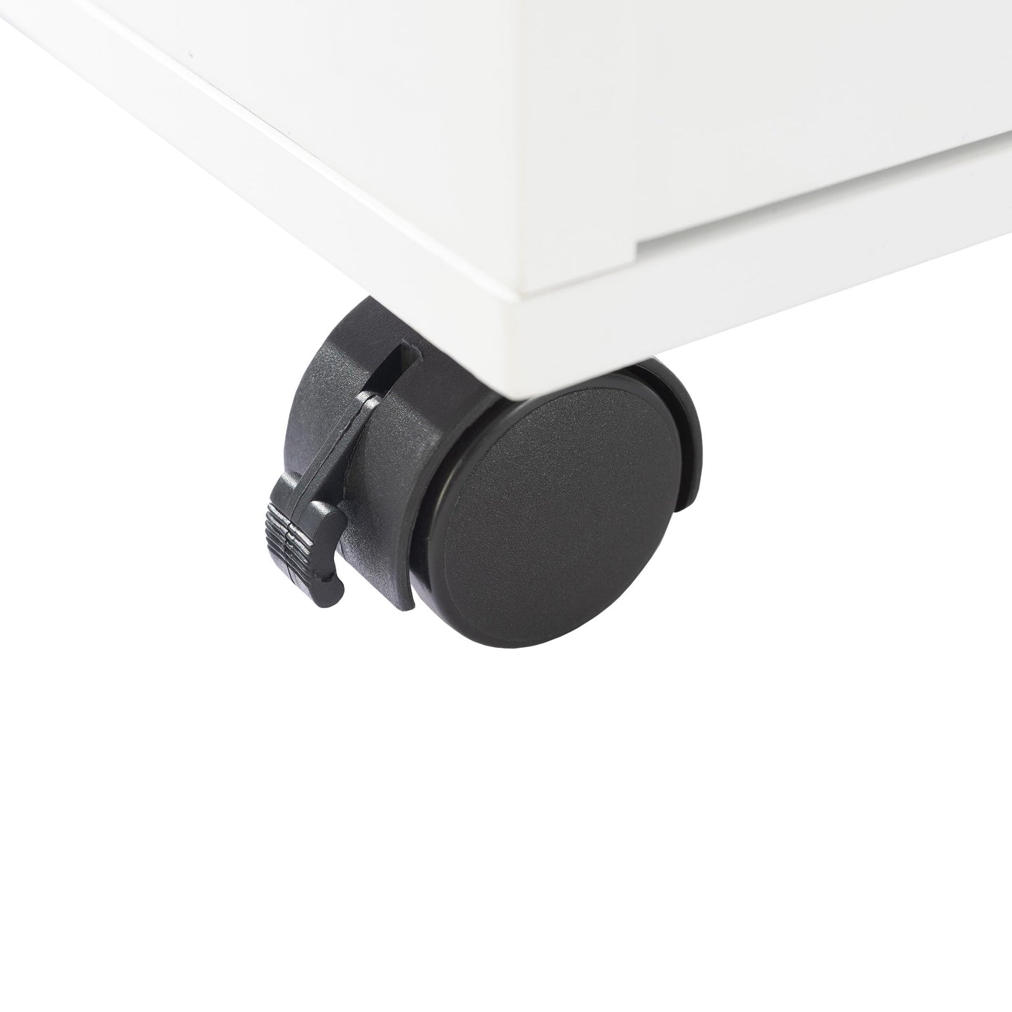 File Cabinet - 2-Drawer Cabinet with Lock and Deep Drawer Storage - Rolling Filing Cabinet for Under The Desk, Home, or Office by Lavish Home (White)