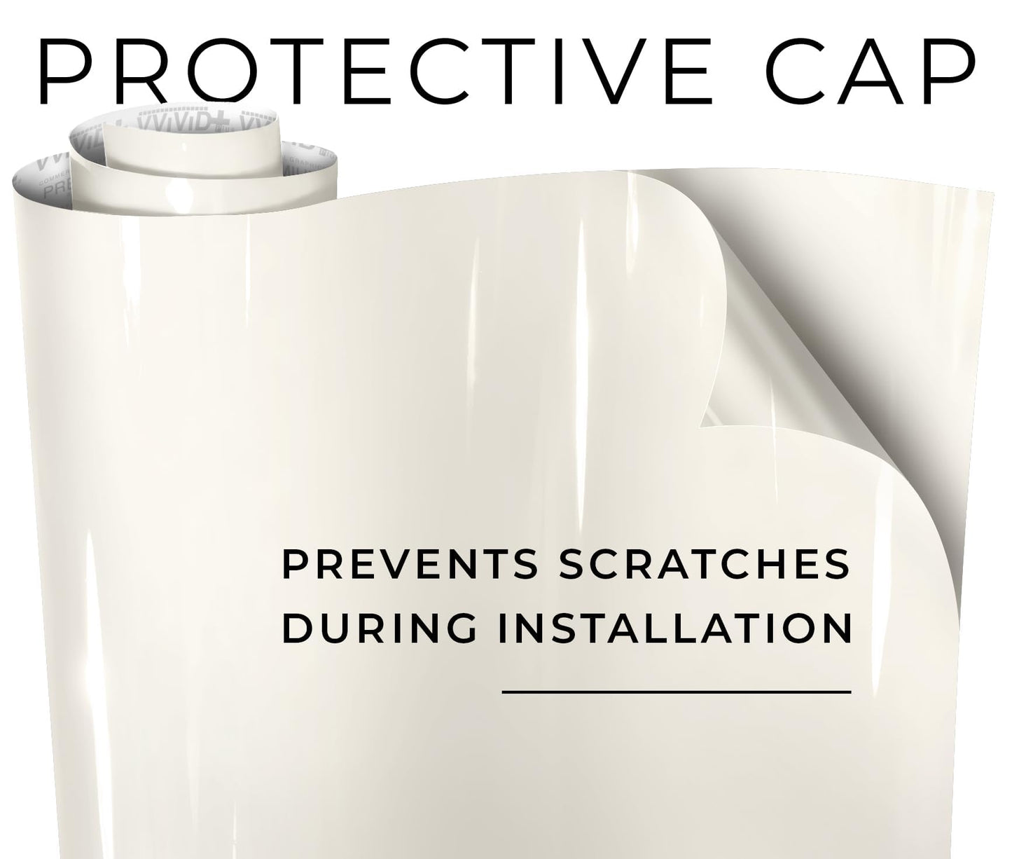 VViViD+ Ultra Gloss Pearl White Vinyl Car Wrap (25ft x 4.9ft)