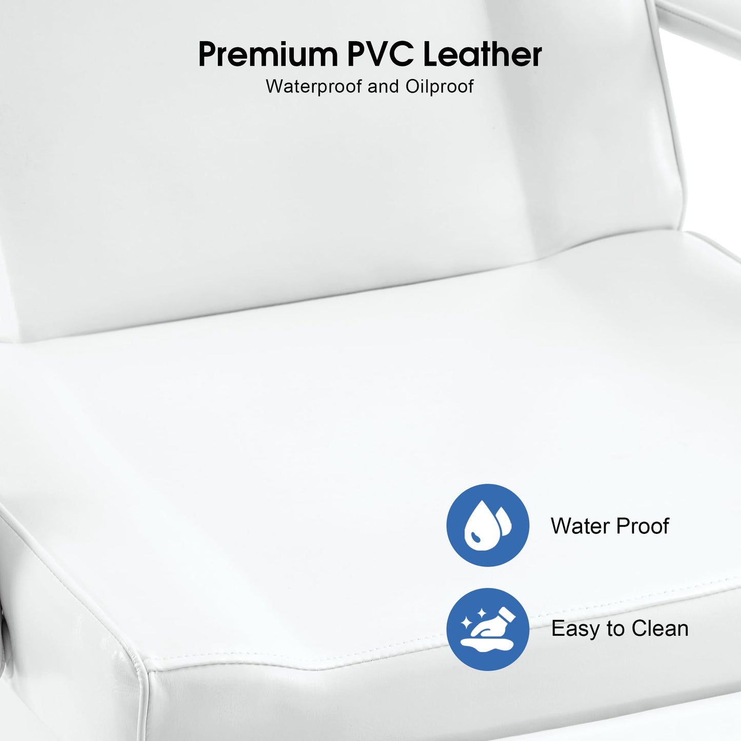 BarberPub Fully Electric Facial Bed with 3 Motor for Esthetician, Electric Tattoo Chair for Client, Facial Bed for Esthetician, Electric Adjustment 2751 (White)