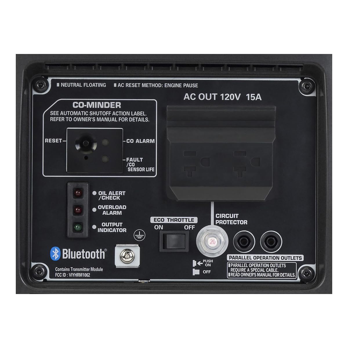 Honda 664240 EU2200i 2200 Watt Portable Inverter Generator with Co-Minder