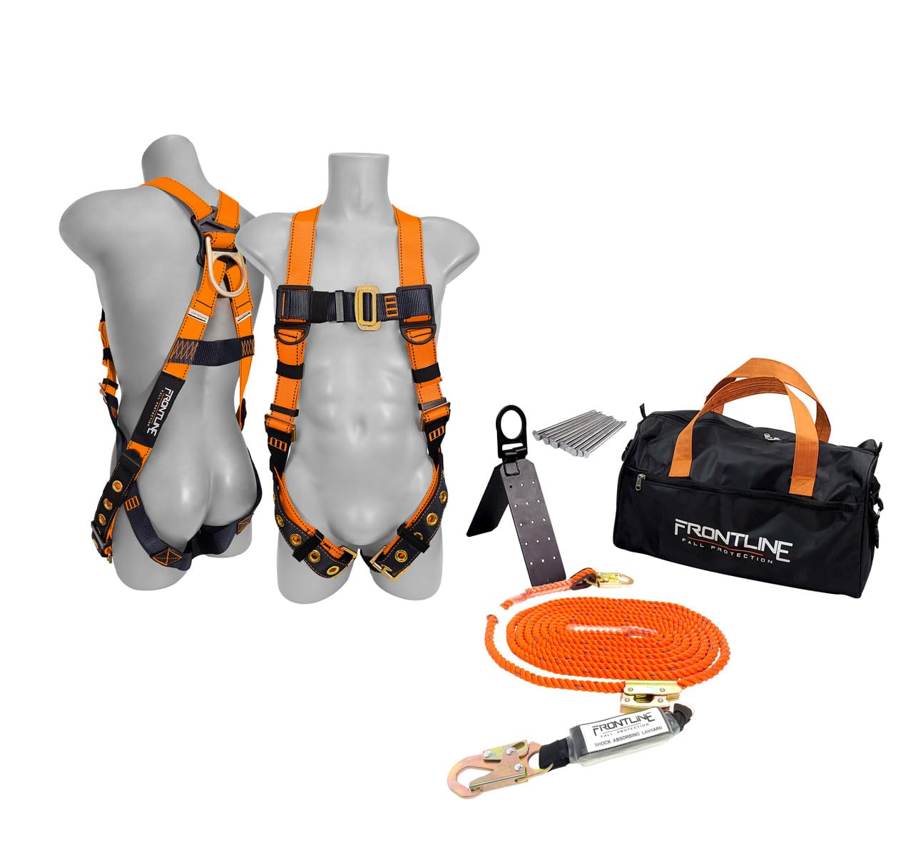 Frontline RKSPTB25 Combat Complete Roofers Kit with 25' Lifeline