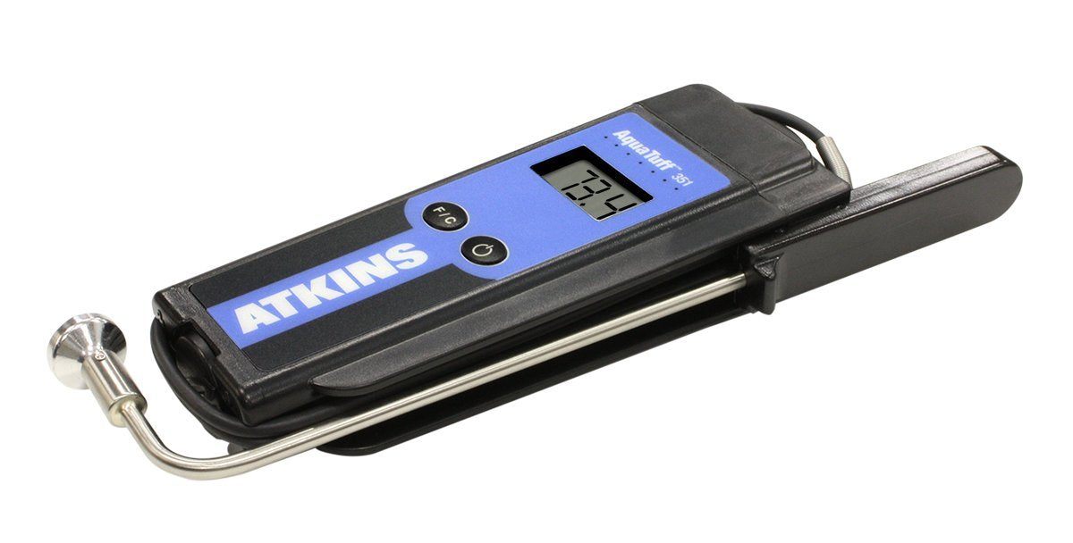 Cooper-Atkins 35135 Series 351 AquaTuff Wrap&Stow Waterproof Thermocouple Instruments with Angled Surface Probe, -100 to +500 degrees F Temperature Range