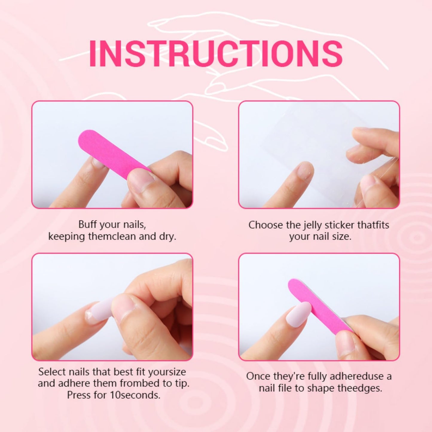 Medium Almond Press on Nails for Women,Red Lips & Hearts,Fake Nails Artificial Stick on Nails