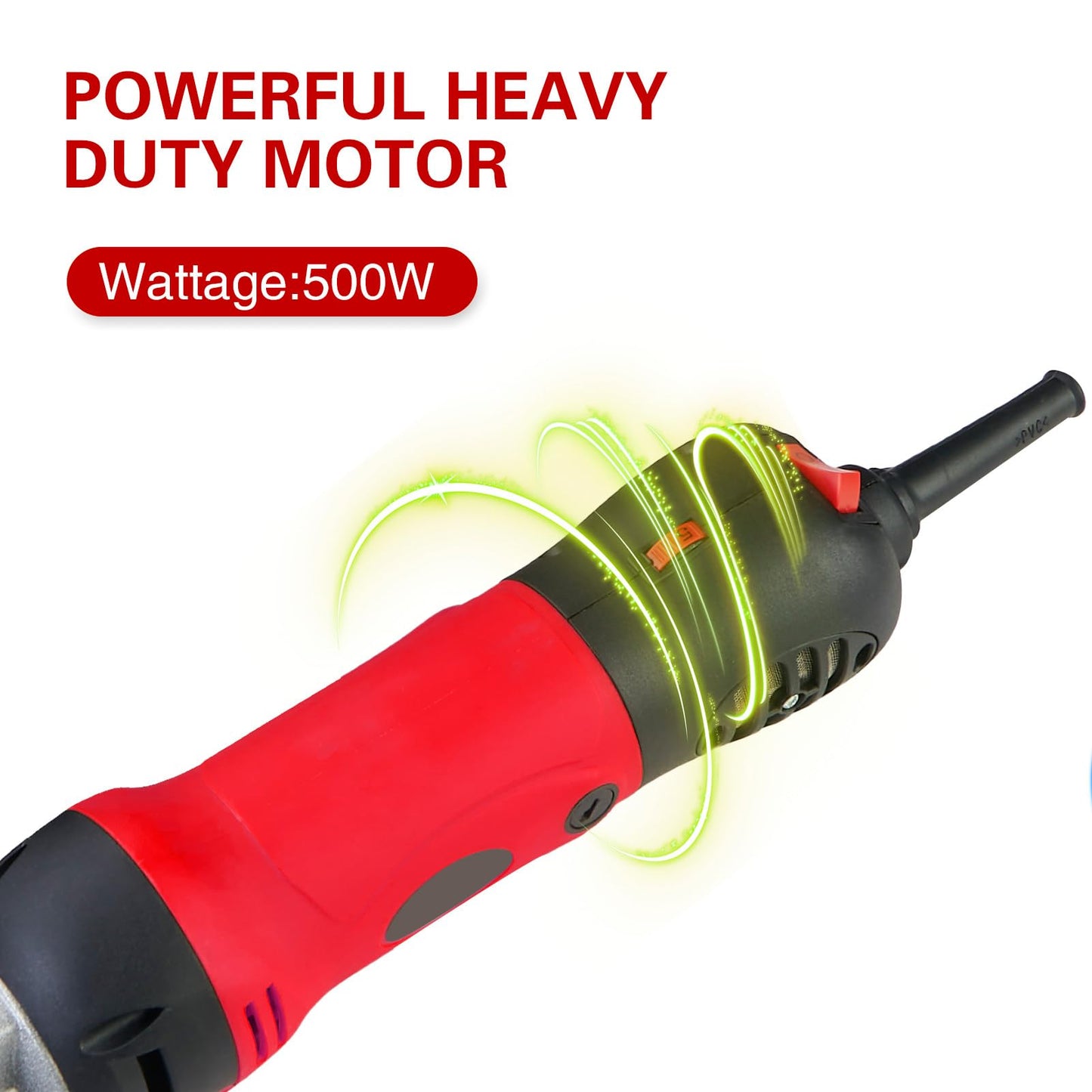 Johui Horse Clippers - 500W Heavy Duty Horse Body Clippers with 2 Sets Removable Blades & 6 Speeds for Horses, Cattle, Camels, Large Dogs