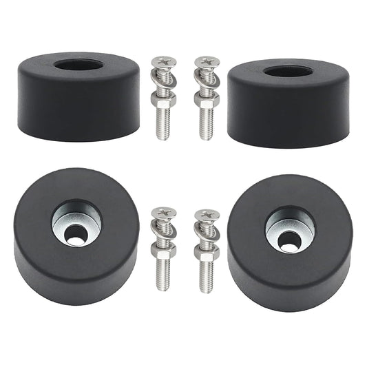 4 Pack 192310GS Anti Vibration Rubber Feet, Air Compressor Isolation Pads with Stainless Steel Nuts & Washers,for 094-0026, E106661, D091007, for Generators, Pressure Washers, Speaker Cabinets