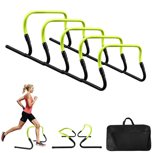 Avoirdus Agility Speed Training Hurdles, Agility Training Hurdle Set for Basketball and Soccer Practice with Carry Bag, 5 Pack