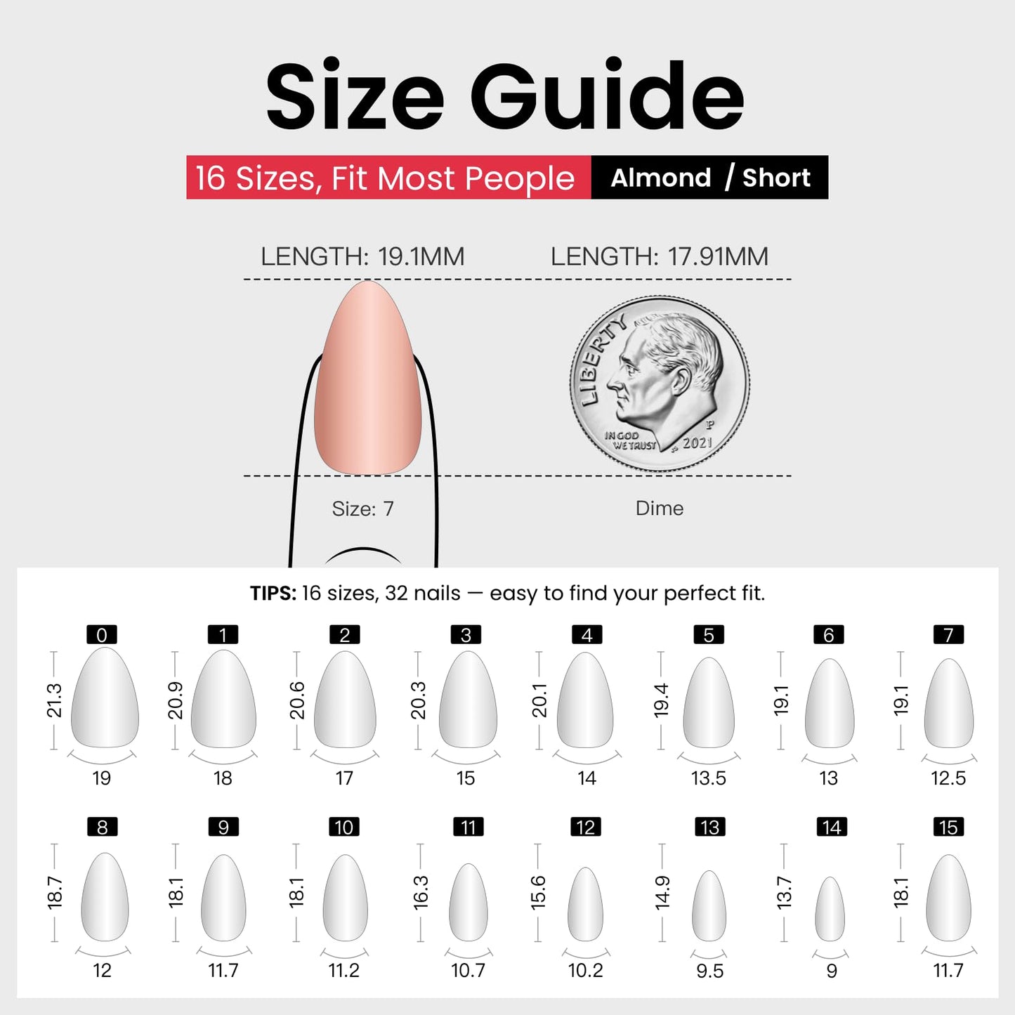 CurvLife Soft Gel Almond Nude Press-On Nails Short,30Pcs Reusable Fake Nail Tips with Adhesive Tabs, Salon-Quality Stick-On Nails for At-Home Manicure (Milky Veil)