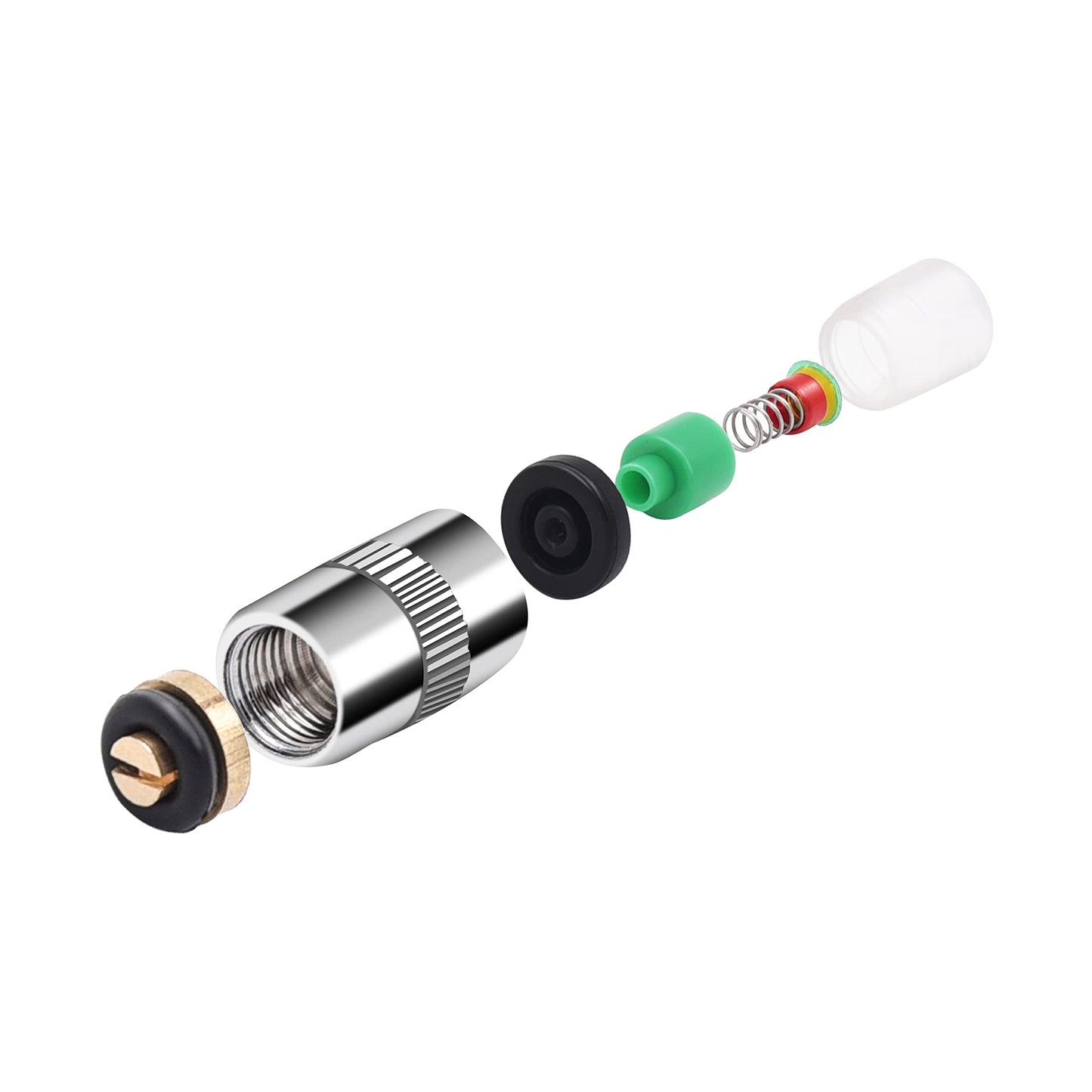 WNCGC 8Pcs 2.2Bar 32PSI Car Tire Pressure Monitor Valve Stem Caps Sensor Indicator 3 Color Eye Alert