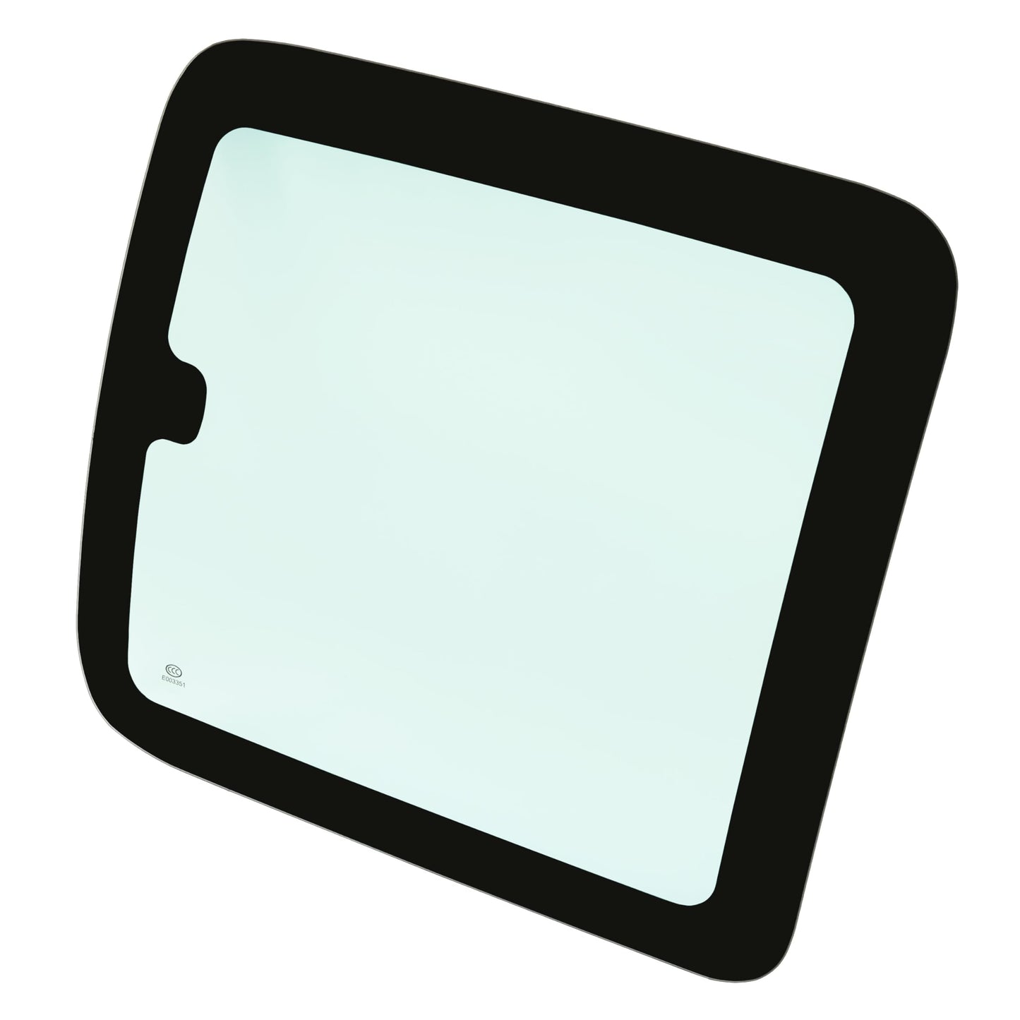ALMULOO Privacy Movable Rear Quarter Window Glass Compatible with 1999-2007 Chevrolet Silverado / GMC Sierra 1500 2500 3500 Extended Cab Passenger Right Side Light Green