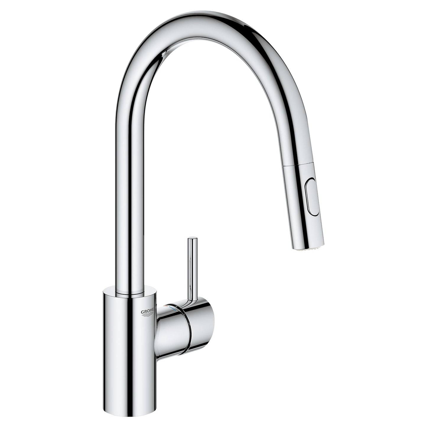 GROHE 32665003 Concetto Pull-Down Kitchen Faucet with Sprayer, 1.75 GPM, Chrome