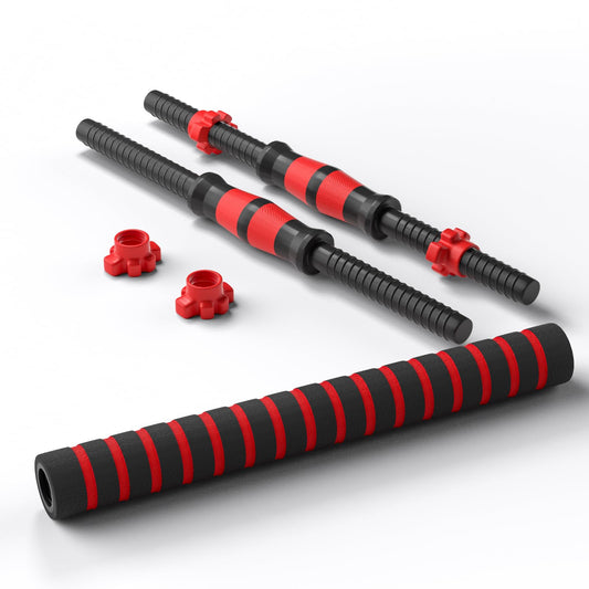 Dumbbell Handle Set, Dumbbell Bars 13.8in (35 cm), Suitable for 1 inch Wide Weight Plates, Home Gym Strength Training Accessories,Dumbbells Set Suitable for 20/30 Pounds