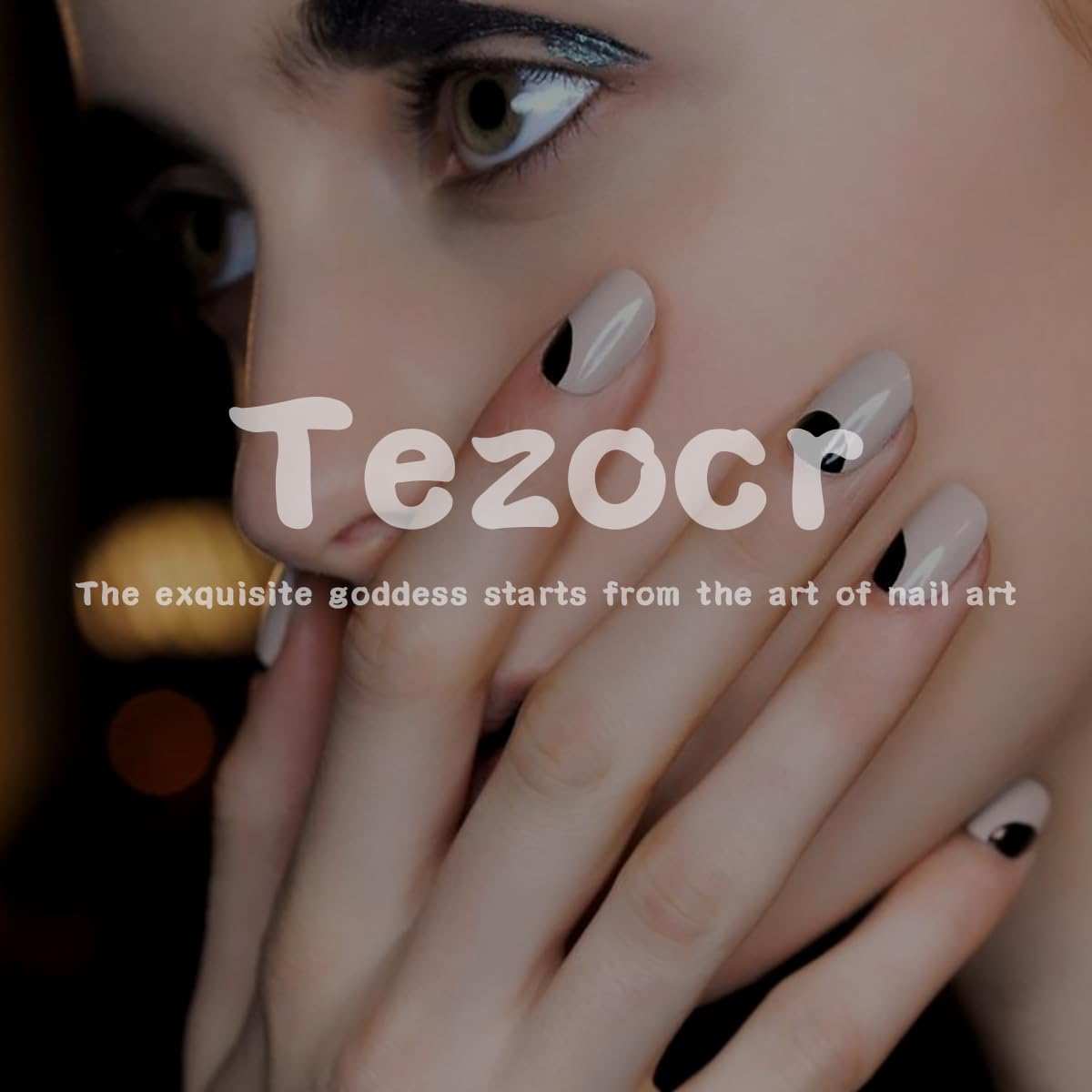 French Tips Press on Nails Long Coffin Fake Nails with Cute Cat Bows Nail Charms Strawberry Nail Charms Stick on Nails French Full Cover False Nails for Women 24Pcs Strawberry Press on Nails