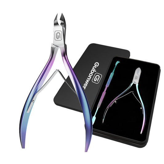 Cuticle Trimmer 3/4 Jaw Extremely Sharp Cuticle Nippers Scissors Stainless Steel Clippers Cutter Remover Pedicure Manicure Nail Tool, cuticle pusher, nail cuticle trimmer professional cuticle cutter
