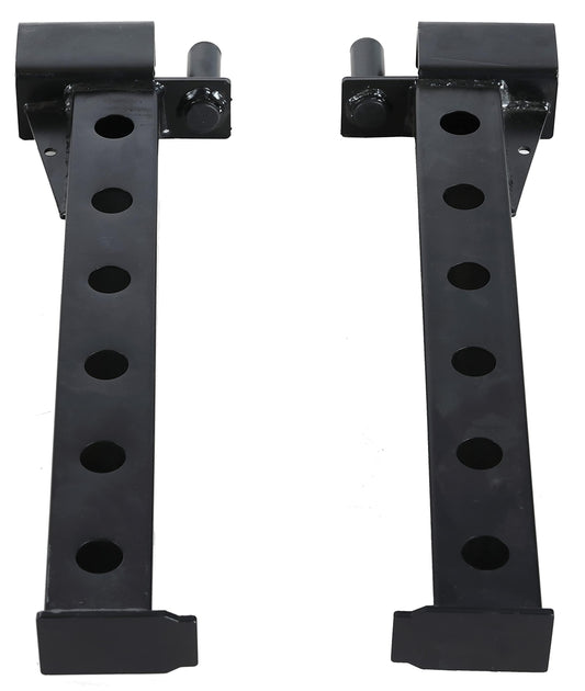 Fitvids Pair of Spotter Arms for 2x2 Cable Crossover | 5/8" Upright Compatibility | Upgraded Heavy Duty Safety Arms for Fitvids Power Cage – Compatible with Home Gym Squat Rack – nan – Black