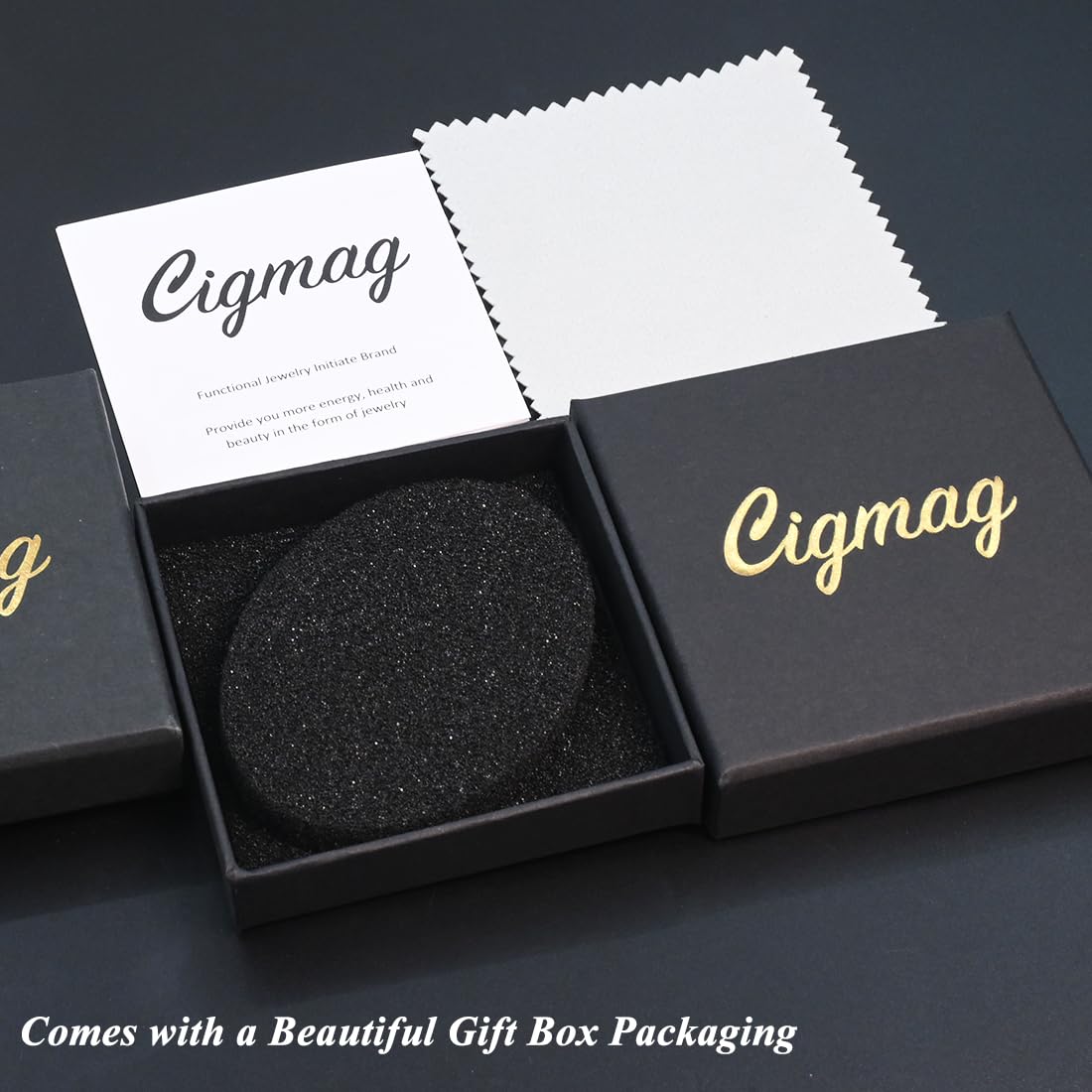 Cigmag 7X Copper Rings for Women - Pure Copper Ring - Adjustable with Present Box (2PCS)