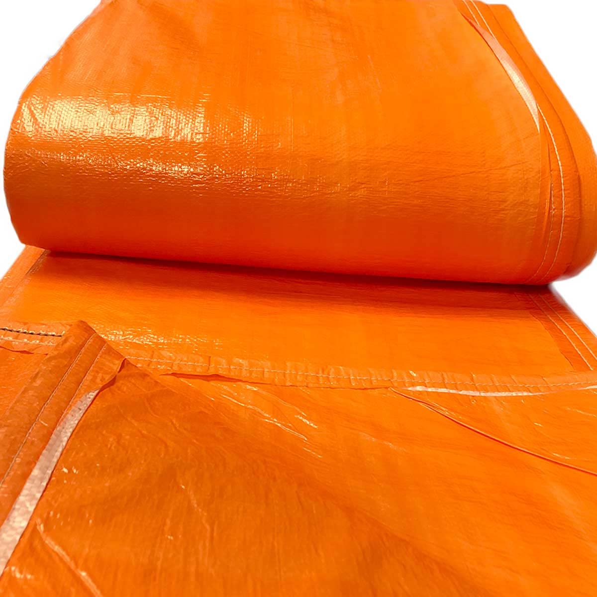 Moose Supply Concrete Curing Blanket Cover, 8 x 24 Foot Heavy Duty Insulated Concrete Blanket with Foam Core, PE Coated Woven Tarp for Construction, Cement, and Landscaping, Orange