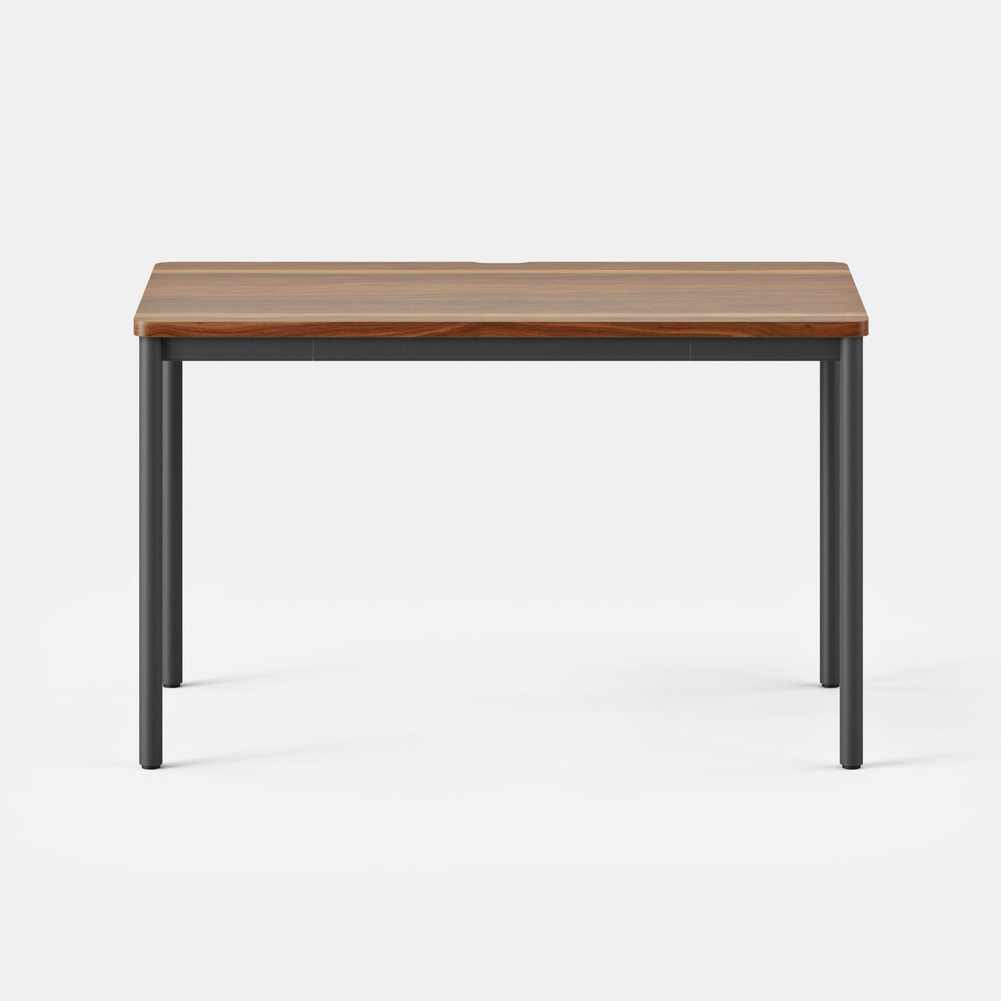 Branch Daily Desk - Functional at Home Office Desk with Effortless Assembly, Timeless Design, Rounded Corners, and Built-in Cable Notch - 48” W x 28.5” H x 24” D - Walnut Work Table