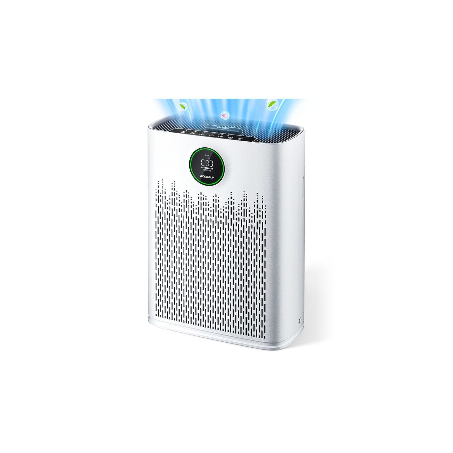 Air Purifiers for Home Large Room, Cover Up to 2400 Ft² with True HEPA Filter, Smart Mode, PM2.5 Air Quality Display, 22dB Sleep Mode, Aromatherapy with 2X-Purification & 360°Air Outlet, HAP603